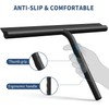 ecooe Silicone Shower Squeegee with Hanger, 13″/33cm Shower Glass Cleaner