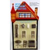 Puppenhaus Miniatur 1:48 Maßstab Kunststoff Möbel Set