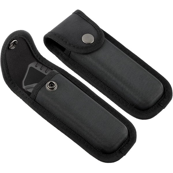 NoBrand 2Pcs Nylon Pocket Knife Sheath with Carabiner and Belt