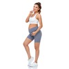 HOFISH Maternity Biker Shorts Over The Belly Maternity Athletic Shorts