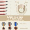 Electric Pencil Sharpener, Fully Automatic Pencil Sharpener for 6.9-10.8mm Colored/Jumbo
