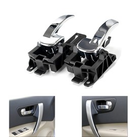 KASturbo Door Handle for Qashqai Left Right Front Rear Interior Inner 2007 2008 2009 2010 2011 2012 2013 80670JD00E 80671JD00E