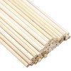 SZCXDKJ 50 Pack Unfinished Natural Wood Dowel Rods Hardwood Sticks