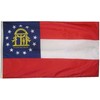 4x6' Georgia 2ply Polyester State Flag