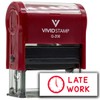 Vivid Stamp Late Work Stamps for Grading Self-Inking Rubber Stamps