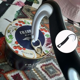 2 Pcs Ring Pull Opener, Ring Pull Can Opener Aid - Ergonomic Design W/Easy Grip Handle for Weak Hands & Limited Dexterity, Senior Friendly Kitchen Tool for Effortless Can Opening