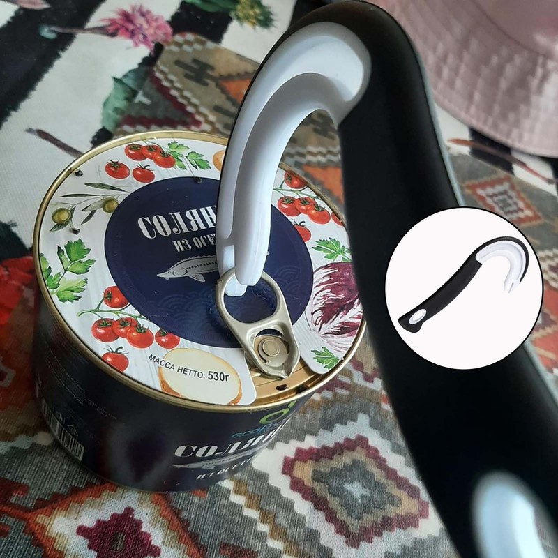 2 Pcs Ring Pull Opener, Ring Pull Can Opener Aid