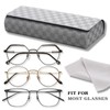 PU Leather Glasses Case with Cleaning Cloth – Magnetic Hard