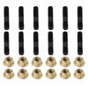 SG Store 12Pcs M8 Exhaust Manifold Studs with Nuts Kit
