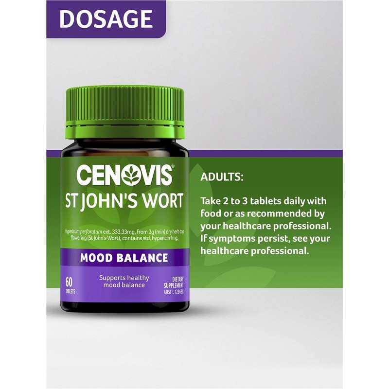 Cenovis St John's Wort 60 Tablets
