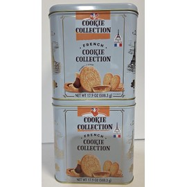 French Cookie Michel Collection 17.9oz 508.3g (2 Tins)