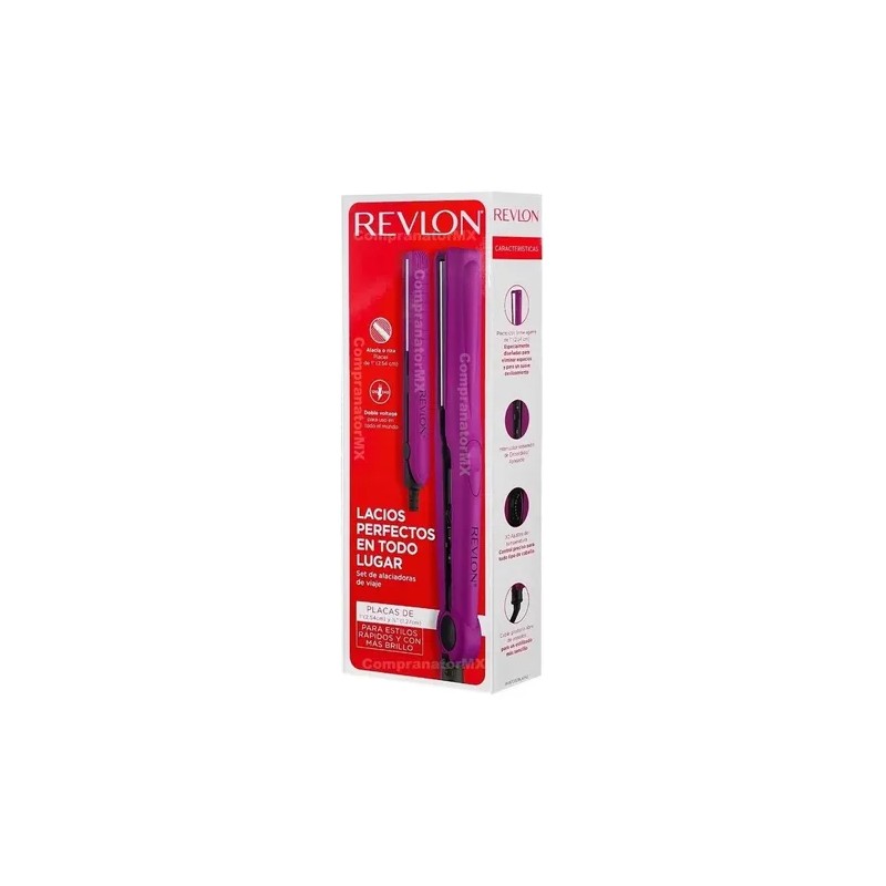 Alaciadora De Cerámica Revlon Set 2 Piezas Mod. Rvst2029la1