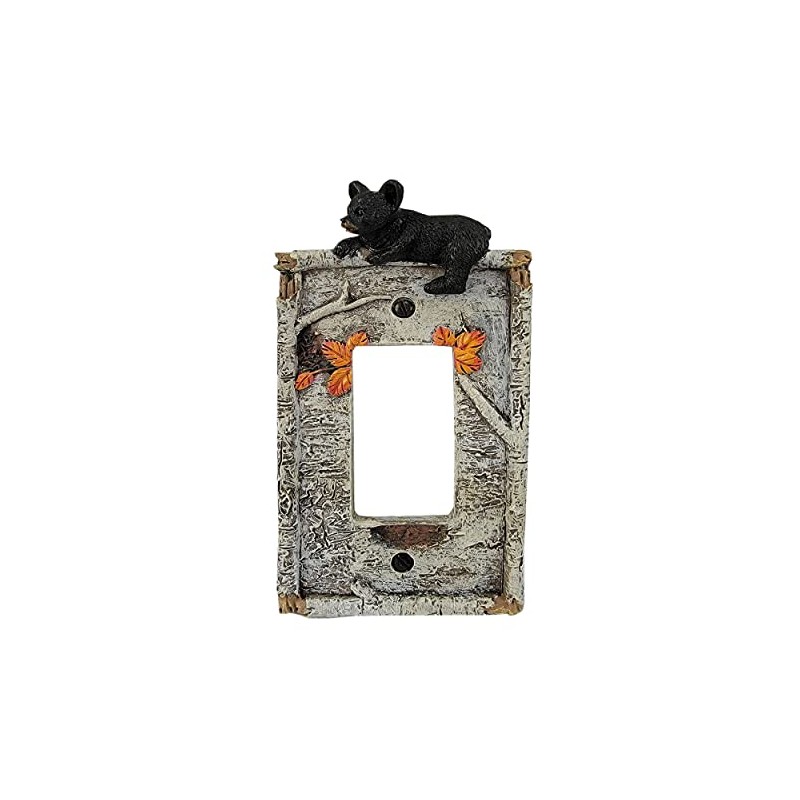 Rivers Edge Products Decora Light Switch Cover Plate, Single Gang,