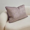 THE-TINOART Modern Decorative Lumbar Throw Pillow Covers 18x26inch Violet Cut