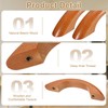 sourcing map 6Pcs Wood Drawer Pulls Handles, 64mm/2.5" Hole Spacing