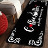 Coffee Themed Kitchen Mats for Floor, Non Slip Cushioned Kitchen