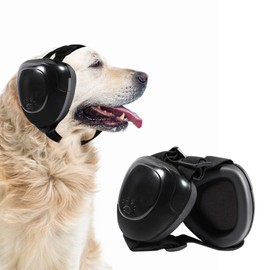 BuFan Orejeras para Perros - Protección Auditiva Ajustable, Reducción de Ruido, Ear Covers para Caminar, Fuegos Artificiales, Tormentas Eléctricas y Cazar