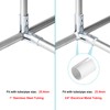 eoere 12 Sets 90 Degree 3 Way Cross Pipe Connector