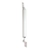 WRS 9" White Pneumatic Screen Door Closer - Light Duty