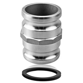 Vaticas AA Type Cam and Groove Spool Adapter, Fit for 3" Male Camlock x 3" Male Camlock, Aluminum Adapter