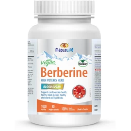 MapleLife Nutrition® - Berberine 500 mg - High Potency Herb - Support Blood Glucose - 90 Veggie Capsules
