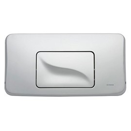 No Swimming Gala Flush Plate Matt Chrome 227702 Toilet Push Plate