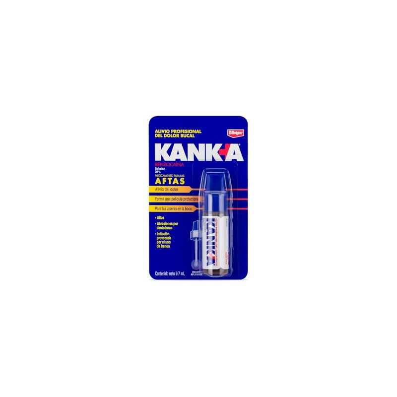 Kank-A solución pincel aplicador Benzocaína 20 grs.