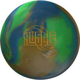 Roto Grip PRE-DRILLED Hustle Earth Bowling Ball - Sea/Greenery/Dirt (This Item Includes a Free Bowlerstore Rubber Shammy- Colors Will Vary for The Shammy) 13lbs