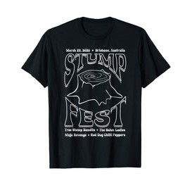 Funny Vintage Stumpfest Concert With the Tree Stump Bandits T-Shirt
