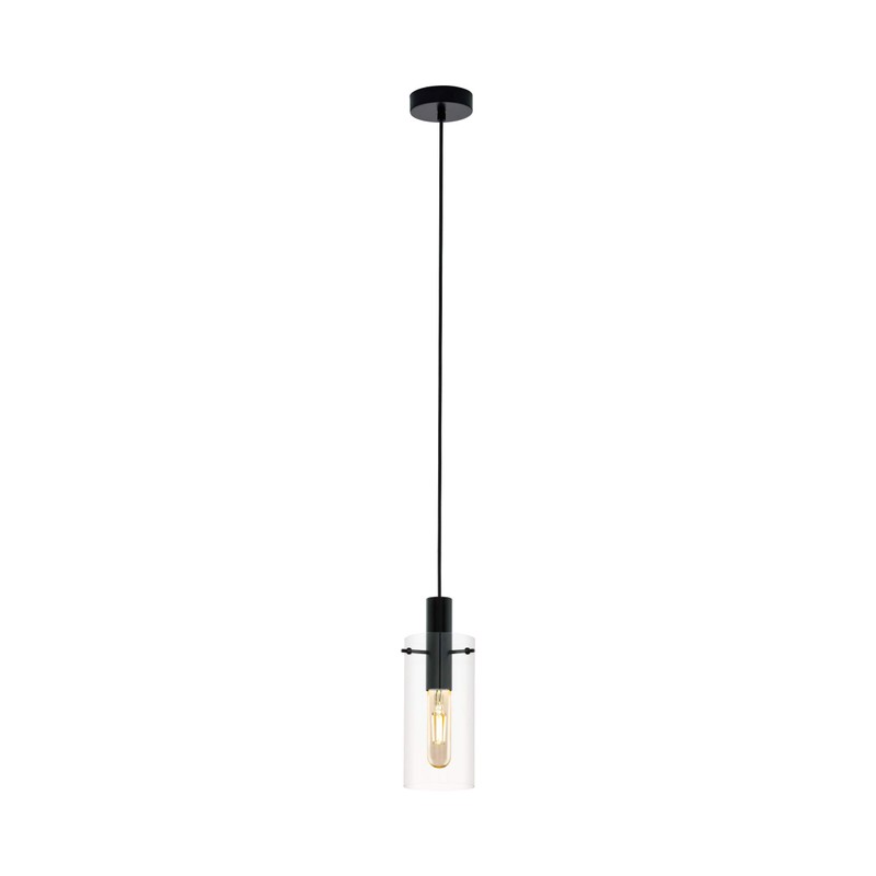 Eglo Montefino Steel Pendant Light, 60 W, Black