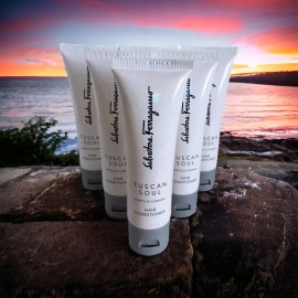 Salvatore Ferragamo 6PC Salvatore Ferragamo BIANCO DI CARRARA Tuscan Soul Travel Sz Hair Conditioner