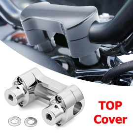 21ST For Harley Softail  Slim Heritage Classic 2" Top Cover Risers 1" Handlebar Clamp