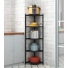 MAGCOLOR 5-Tier Kitchen Corner Shelf Rack, Free Standing Pot Rack