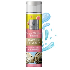 Zweiphasiges Mizellenwasser mit Schneckenschleim, Make-up-Entferner und Anti-Aging-Behandlung. Lady Venezia