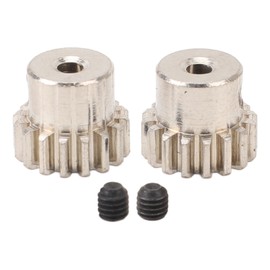 2Pcs RC Motor Gear Set M0.6 16T Precise Fit Low Noise Steel Pinion Motor Gears for 1/12 1/16 Remote Control Car