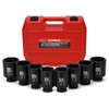 CASOMAN 8PCS 1/2"Dr. Deep Impact Socket Set-SAE, 1-9/16" to 2",