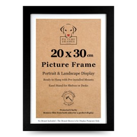 20x30 Black Photo Frame - Photo Frame 20x30cm, Frame 20x30cm, Certificate Frame, Kids Artwork Display Frame, Poster Frame, Picture Frames, Black Photo Frames, Black Picture Frames, 20cm x 30cm Frame