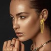 YISXVD Halloween Skull Chain Earrings for Women Hipster Vintage Gothic