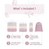 Narwey 6 Set Compression Packing Cubes for Backpack and Suitcases,