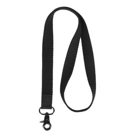 lanyards for Women Men,Neck Lanyard Keychain for ID Badge,Neck Lanyard Keychain for Women and Girls,ID Badge Holder (Black)