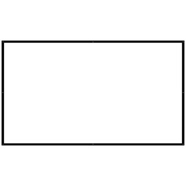 MOUNT-IT! 100 Inches Fabric Projector Screen | Foldable, Anti-Crease, 16:9 HD Movie Screen for Indoor and Outdoor Activities | Wall Mounted or Pole Mounted Matte White Video Projector Screen