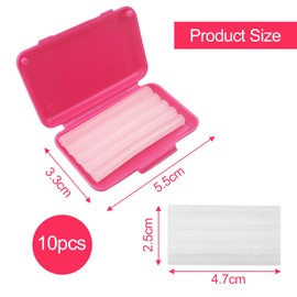 Newpop Pack of 10 Braces Wax, Orthodontic Wax, Tooth Wax for Braces to Relieve Irritation and Pain