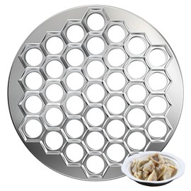 YCHYAN 37 Holes Pelmeni Maker, Thickened Aluminium Alloy Tortellini Maker, Italy Dumpling Maker, Maultaschen Machine, Can Be Used for Making Dumplings, Wonton