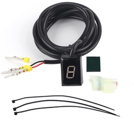 Motorcycle ECU Plug Mount 6 Speed Digital Gear Indicator Shift Lever Display