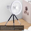 Tripod Stand Fan USB Rechargeable Retractable Portable Camping Fan Hanging