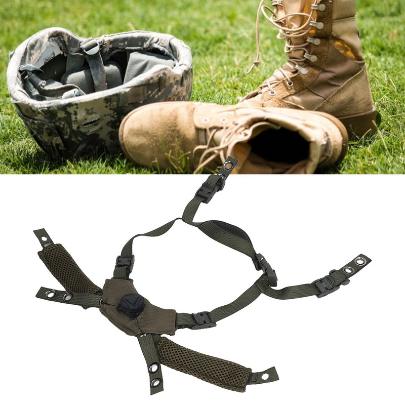 Adjustable Head Size, Helmet Chin Strap, Compatible Nylon Chin Strap