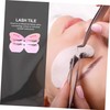 BIUDECO Elegant Butterfly Lash Tray Acrylic Eyelash Bench Lash Grafting