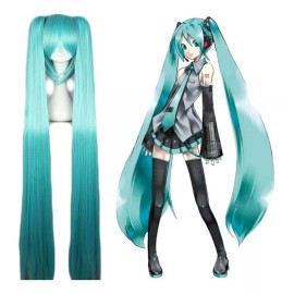 generic // Peluca Agua Azul 120cm Cosplay Hatsune Miku