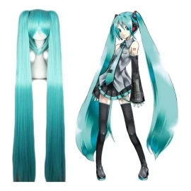 generic // Peluca Agua Azul 120cm Cosplay Hatsune Miku