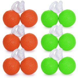 KH Ladderball Balls Set Replacement Balls Ladder Toss Game Balls Soft Golf Balls Safe for Kids(6 Pack)